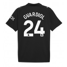 Manchester City Josko Gvardiol #24 Bortatröja 2025-26 Korta ärmar